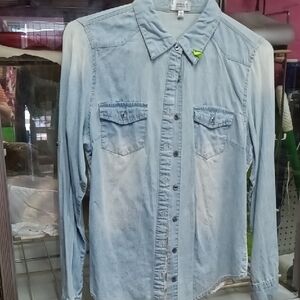 Noble U Denim Blue Button Down Shirt